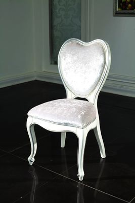 ISO 9001 Victorian Luxury European Bedroom Furniture White Silver Classic Bedroom Sets