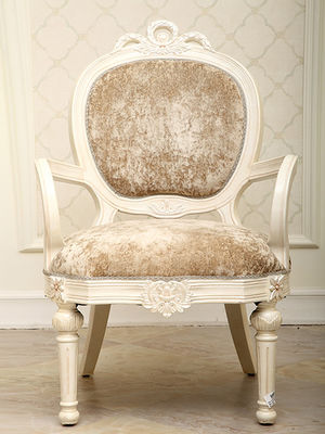 SGS Solid Wooden Oak Retro เก้าอี้รับประทานอาหารหุ้มเบาะ Chenille Cover