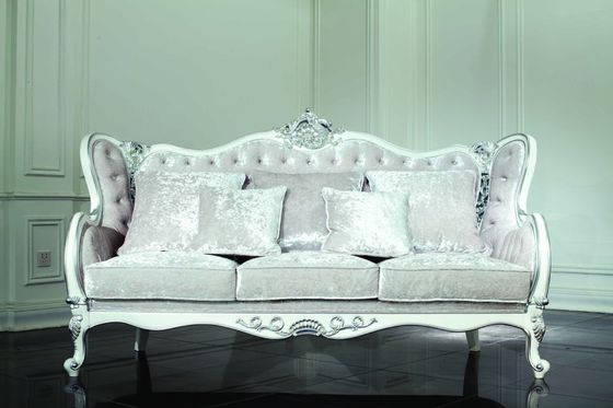 6 Piece Velvet Fabric Chesterfield Luxury Sofa 2021 Home Living Room Antique Furniture