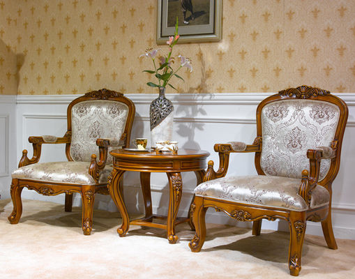 ISO9001 Living Room Wood Frame Leisure Chair Home Hotel Armchair