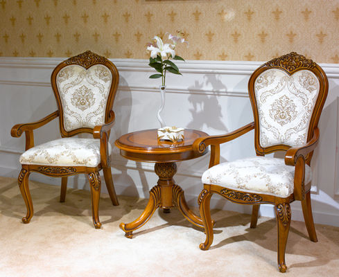 ISO9001 Living Room Wood Frame Leisure Chair Home Hotel Armchair