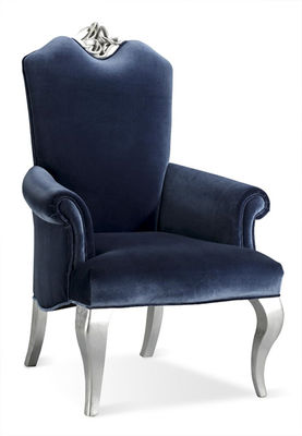 Hall Commercial Antique Hotel เฟอร์นิเจอร์แกะสลักอิตาลี Baroque Chair 73*70*108cm